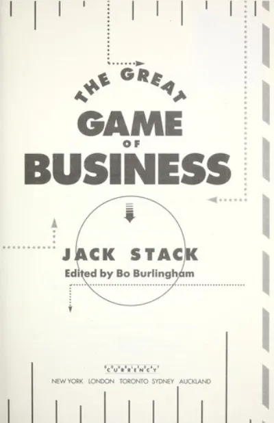 The Great Game of Business cover